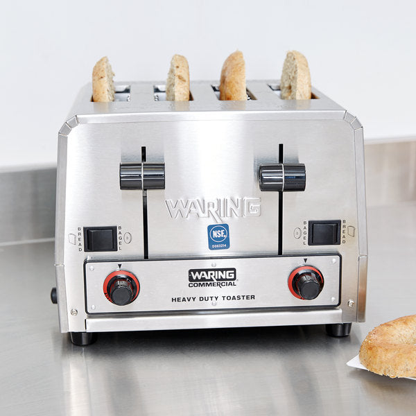 Waring WCT850 Slot Toaster w/ 4 Slice Capacity & 1 1/2"W Product Opening, 208v/1ph