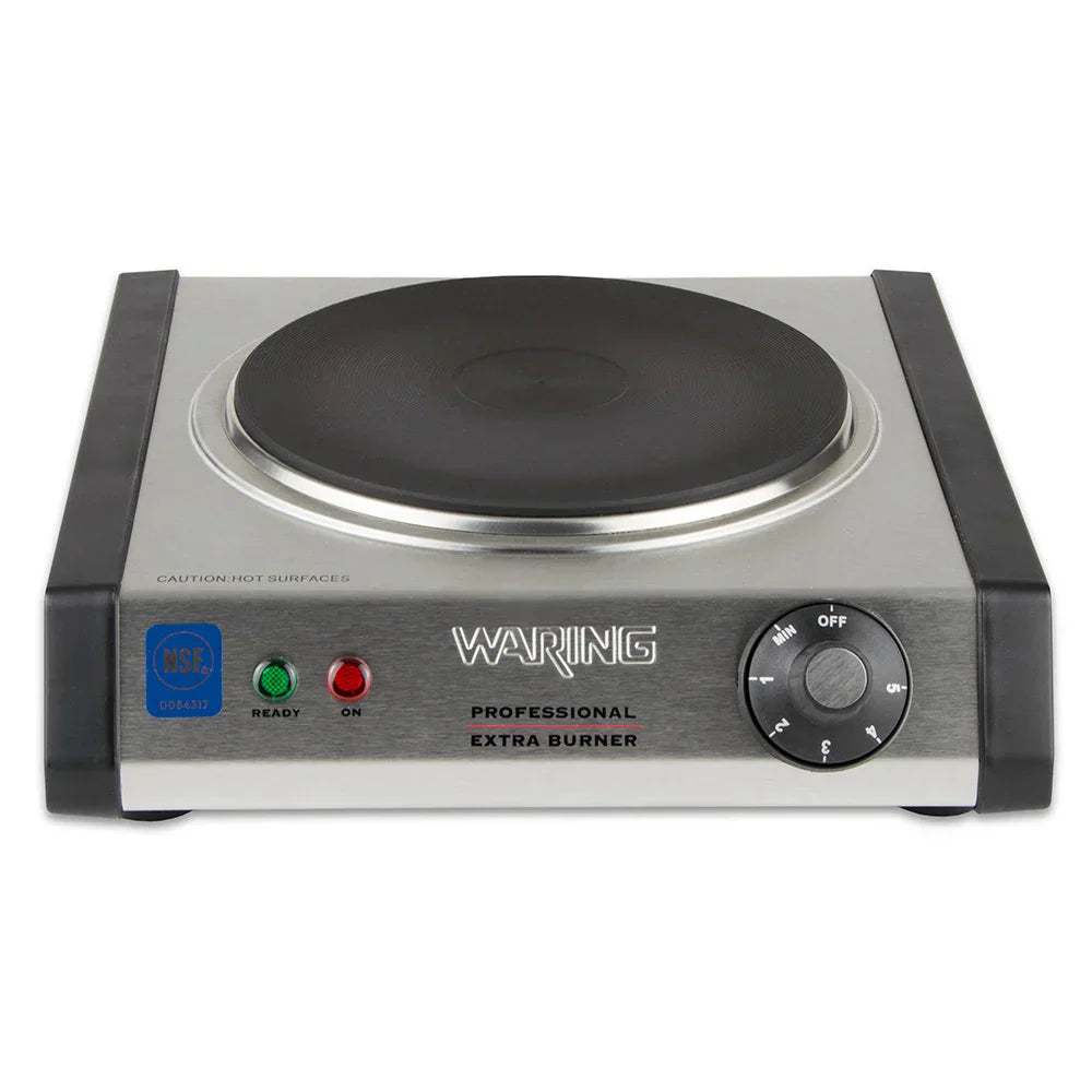 Waring WEB300 Single Burner Solid Top Countertop Range - 1300W