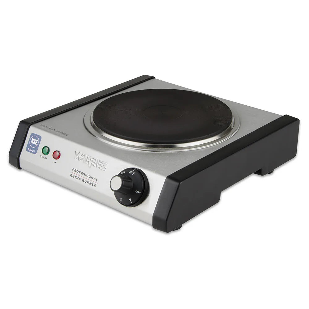Waring WEB300 Single Burner Solid Top Countertop Range - 1300W