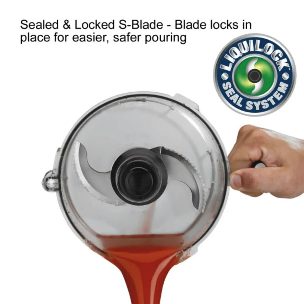 Waring WFP11S 1 Speed Batch/Bowl Food Processor w/ 2 1/2 qt Bowl, 120v