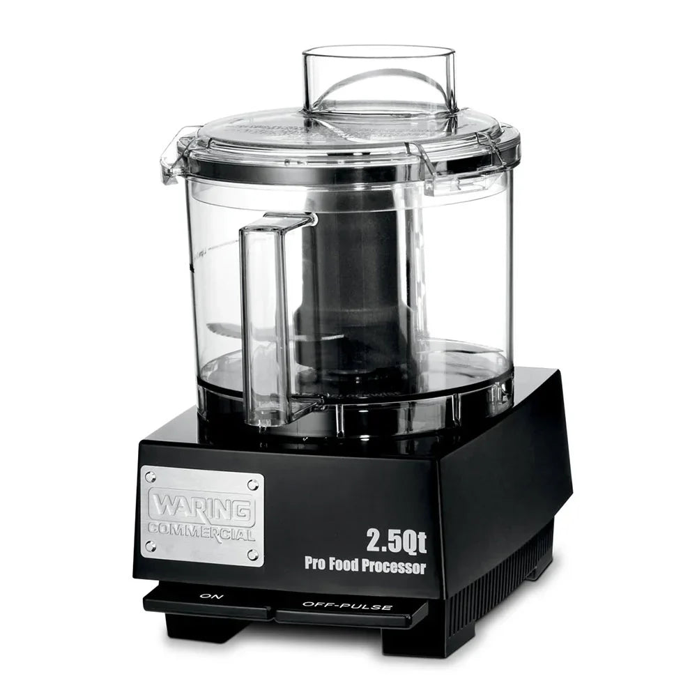 Waring WFP11SW 2.5 Qt. Clear Batch Bowl Food Processor - 3/4 hp