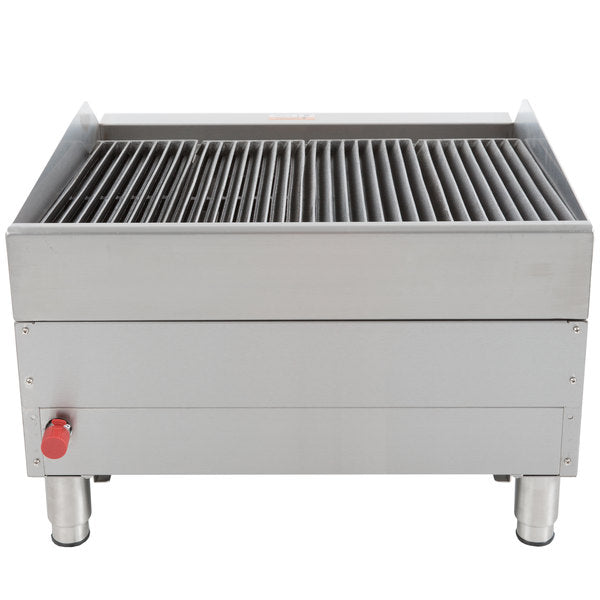 Globe GCB24G-CR 24" Gas Charbroiler with Cast Iron Radiants