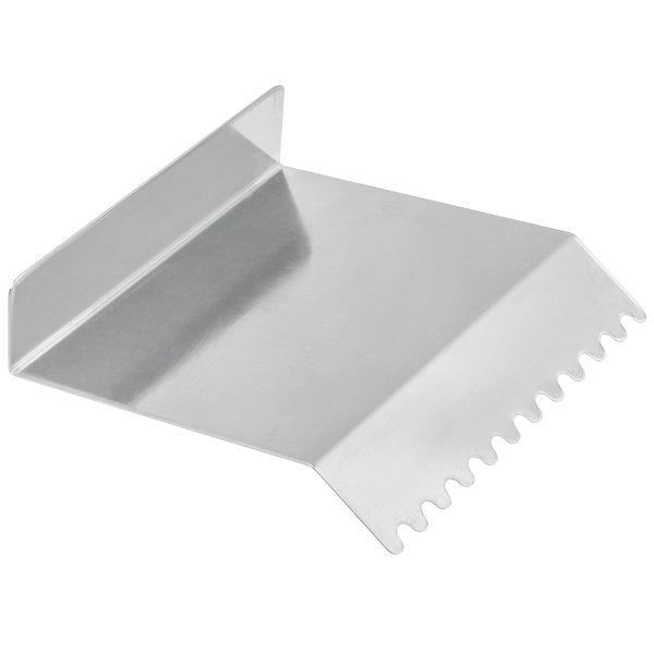 Globe SMALL-SCRAPER Stainless Steel Mini Grill Scraper for Grooved Grills