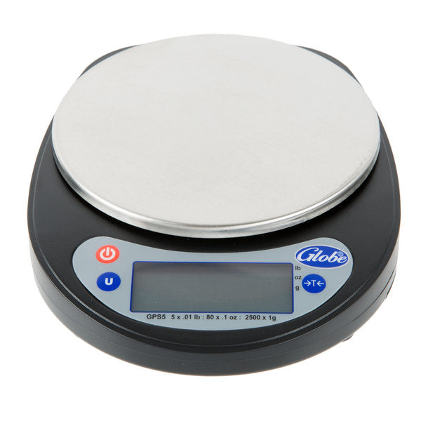 Globe GPS5 5 lb. Portion Control Scale with Ingredient Bowl