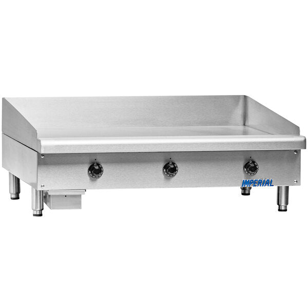 Imperial Range ITG-36-E 36" Thermostatically Controlled Electric Countertop Griddle - 208V, 3 Phase