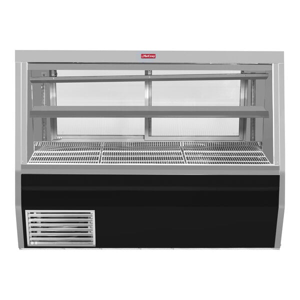 Howard McCray SC-CDS34N-4-BE-LED 34N Series 48" Black Double-Duty Refrigerated Deli Case - 115V