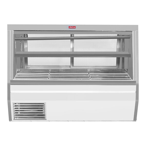 Howard McCray SC-CDS34N-4-LED 34N Series 48" White Double-Duty Refrigerated Deli Case - 115V