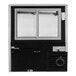Howard McCray SC-CFS34N-10-BE-LED 34N Series 120" Black Double-Duty Refrigerated Fish and Poultry Case - 115V