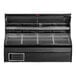 Howard McCray SC-P32E-8S-B-LED 32E Series 98" Black 1-Shelf Horizontal Open Air Curtain Produce Merchandiser - 115/208-230V