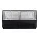 Howard McCray SC-CMS40E-4C-BE-LED 40 Series 51 1/2" Black Endless Single-Duty Curved Glass Refrigerated Red Meat Case - 115V