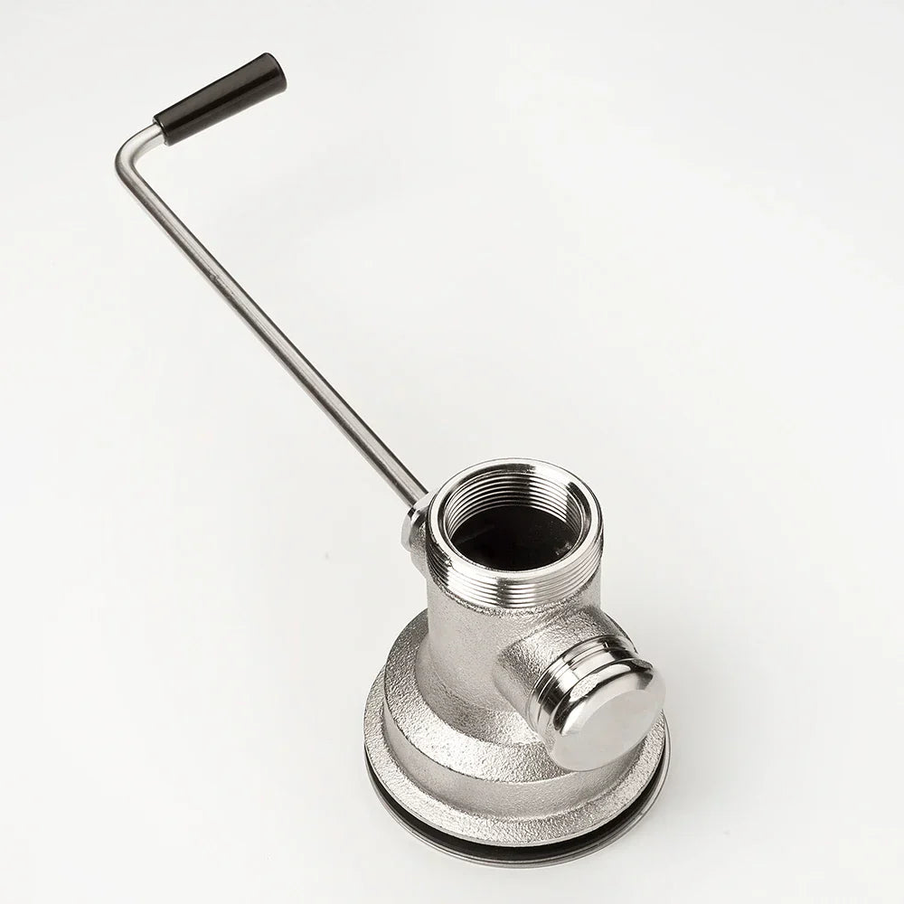 Krowne 22-204 3-1/2" Twist Waste Drain with 1-1/4" Overflow Outlet (Cap Included)