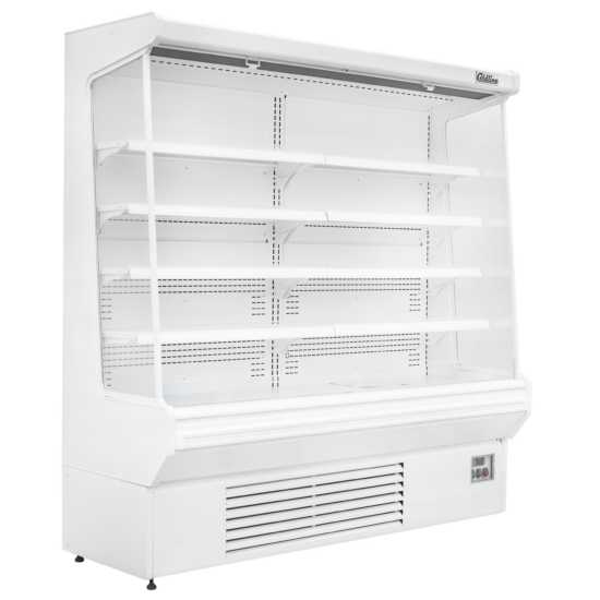 Coldline SOC-76-220-W 76" White Refrigerated Air Curtain Merchandiser, 220V