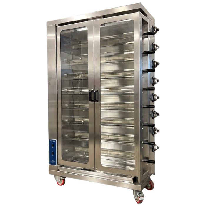 Pegasus CR-8G Gas Chicken Rotisserie, 8 Spits - NG