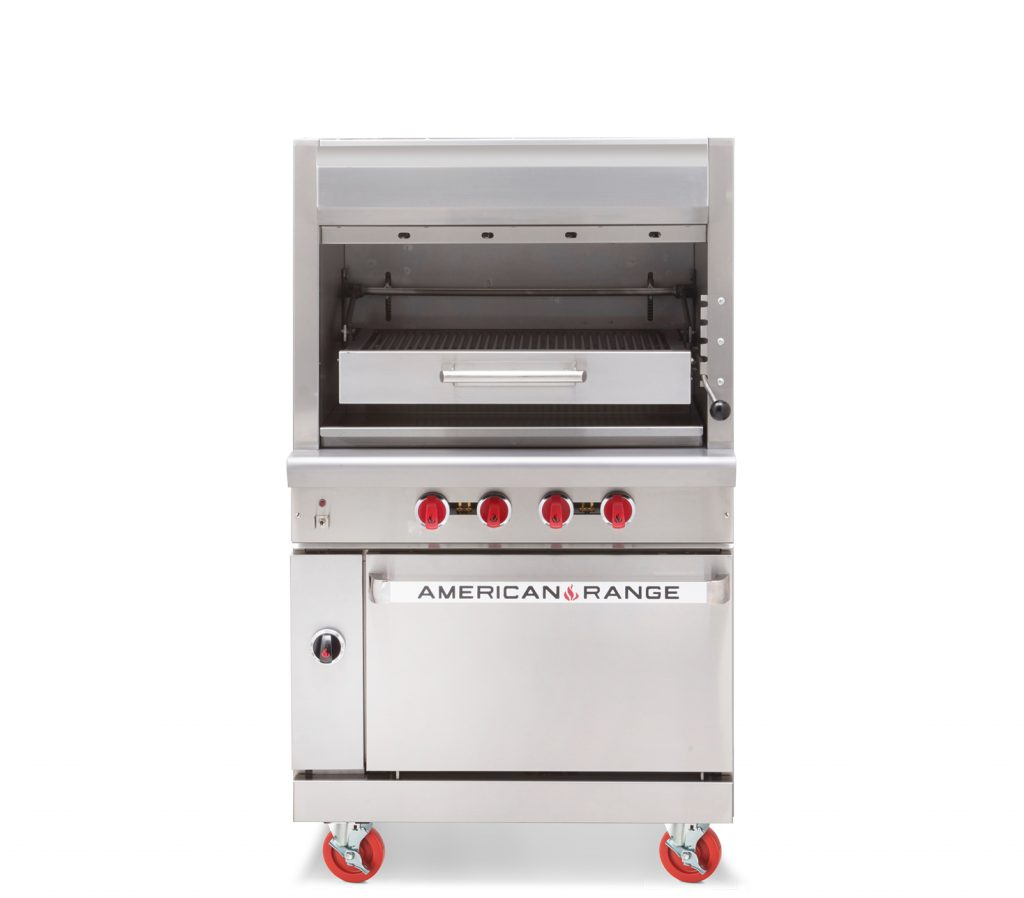 American Range AGBU-3-SB Infrared Steakhouse Broiler with Storage Base -NG