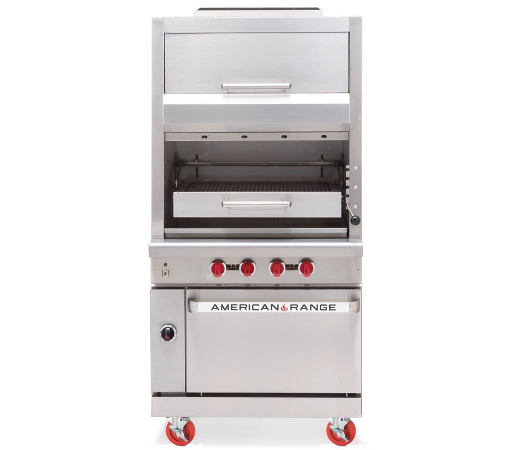 American Range AGBU-WO-4 Infrared Broilers with (2) Standard Ovens - LP