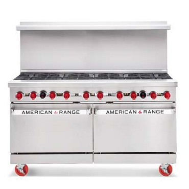 American Range AR-4B-12RG 36" 4 Burner Gas Range with 12" Right Griddle and Standard Oven - LP