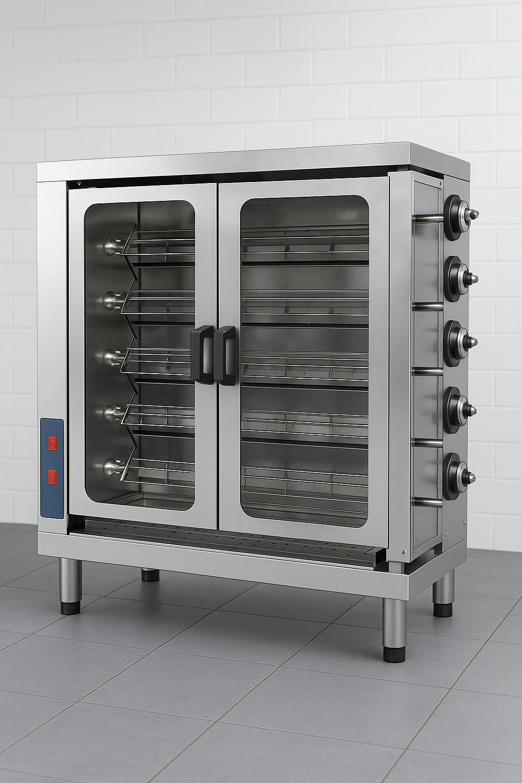 Pegasus CR-5G Gas Chicken Rotisserie, 5 Spits - LP