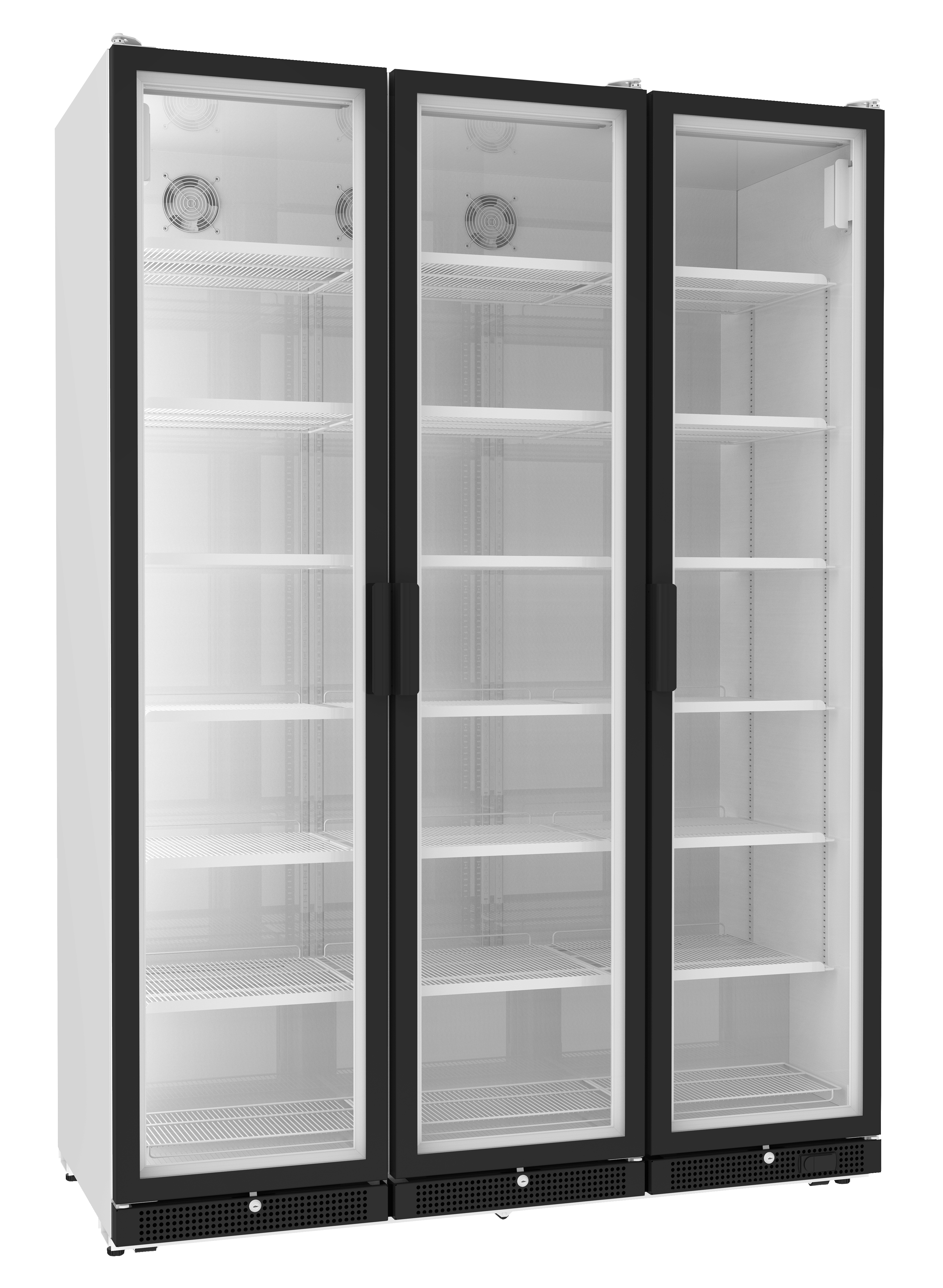 Atlantic® GlassMax 3-Door Glass Door Cooler, 60"