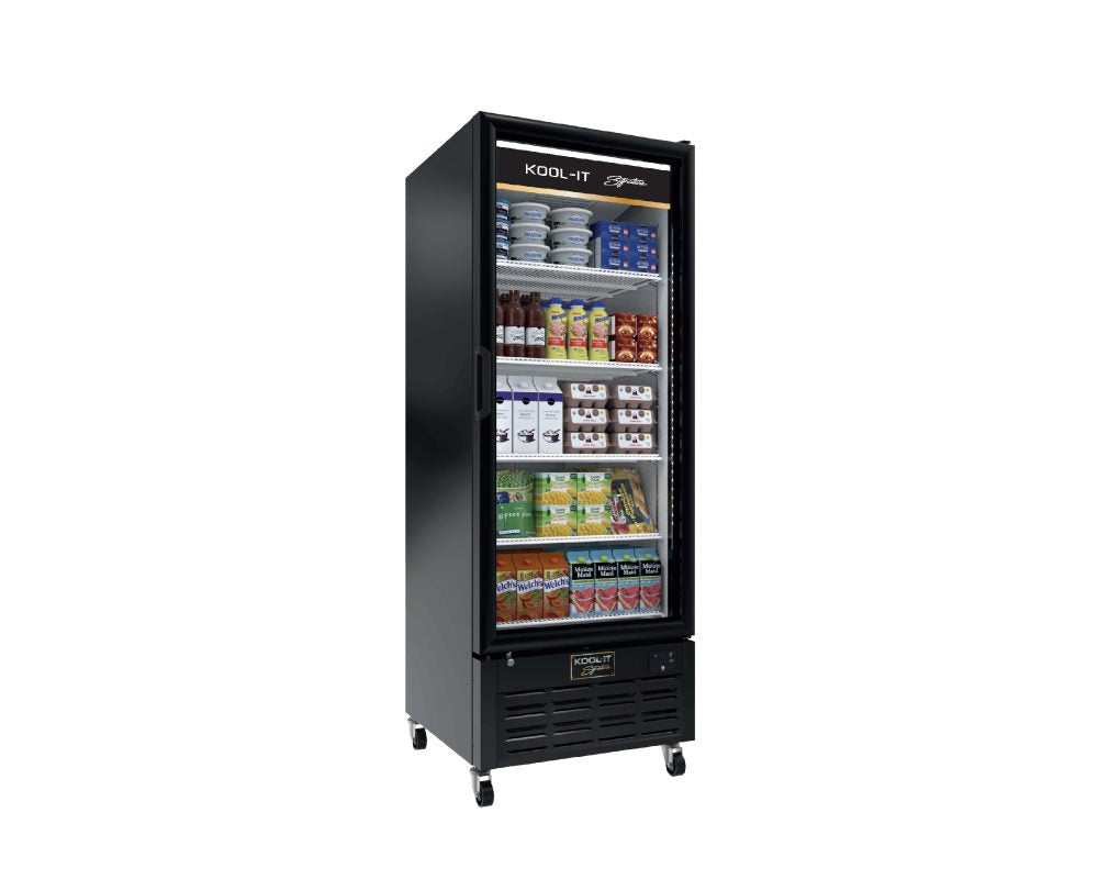 Kool-It - Signature LX-24RB Single Glass Door Merchandiser Refrigerator