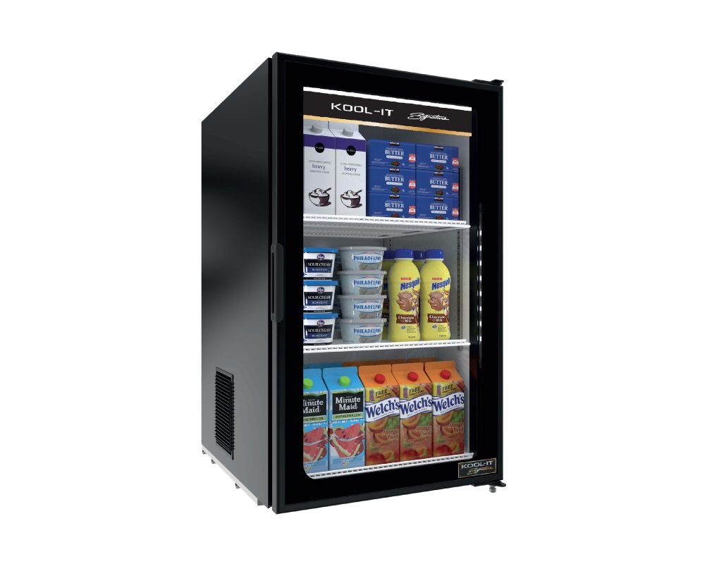 Kool-It - Signature LX-6RB Single Glass Door Merchandiser Refrigerator