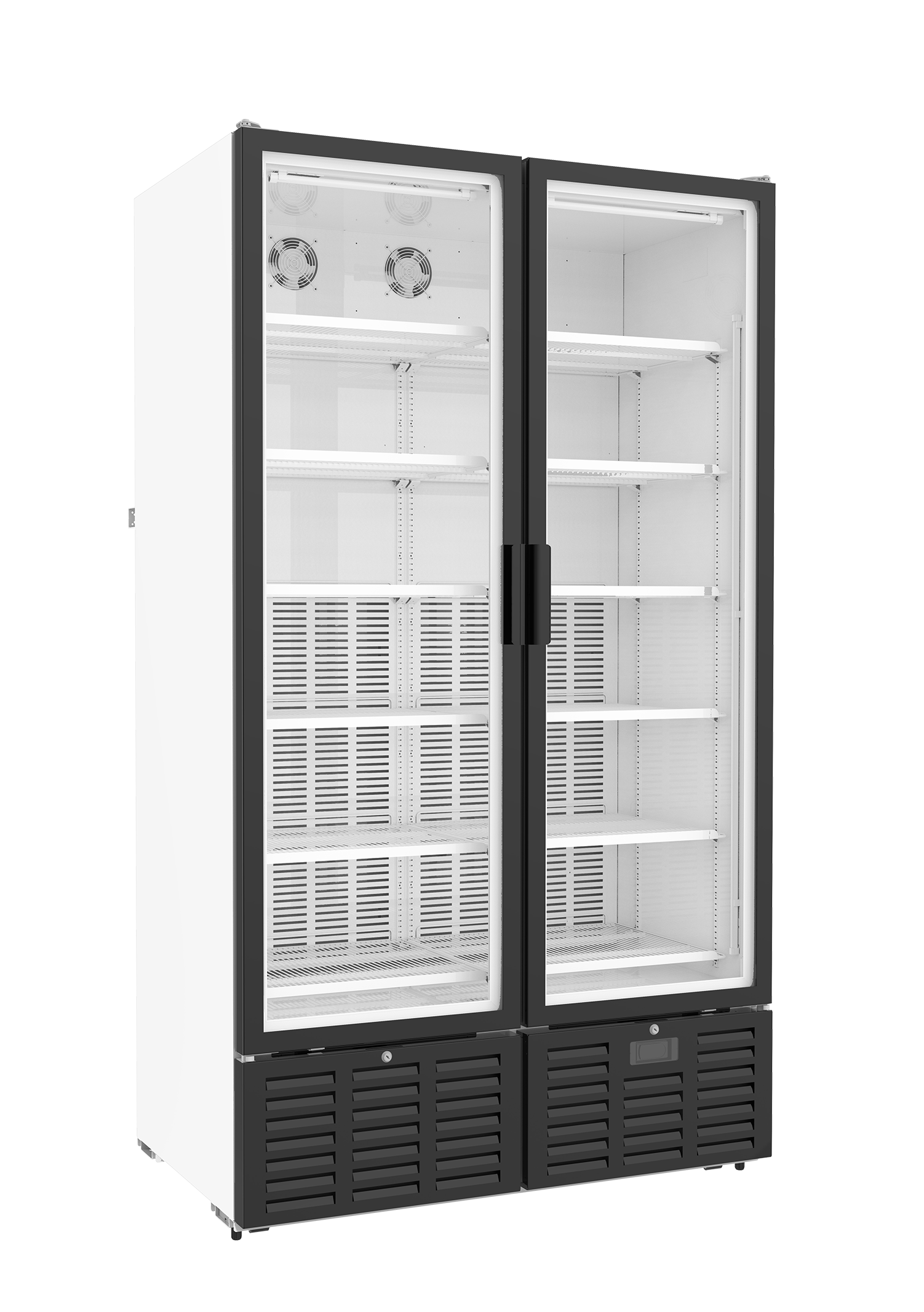 Atlantic® UCool 2-Door Glass Door Cooler, 48" PM48-2