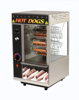 174CBA Hot Dog Broiler – 18 Hot Dog & 12 Bun Capacity