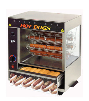 175CBA Hot Dog Broiler – 18 Hot Dog & 12 Bun Capacity