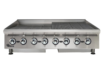 Ultra-Max 8048CBB Lava Rock Gas Charbroiler – 48″ Wide – NG