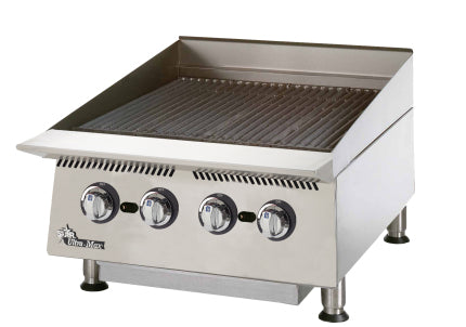 Ultra-Max 8124RCBB Radiant Gas Charbroiler – 24″ Wide – NG