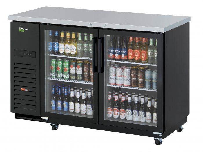 Turbo Air TBB-2SGD-N 2 Glass Door (59") Back Bar