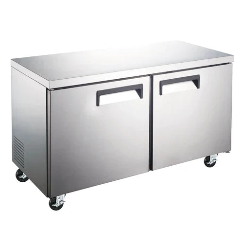 Coldline UC-60F 60” Undercounter Work Top Freezer - 15 Cu. Ft.