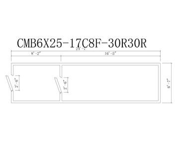CMB6X25-17C8F-30R30R