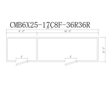 CMB6X25-17C8F-36R36R