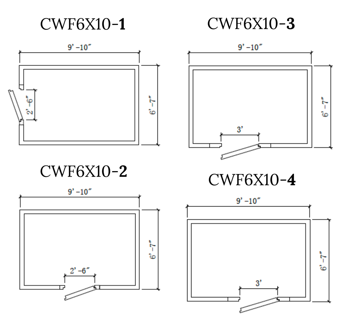 Astra CWF6X10 | 6 x 10 Walk-In Cooler with Floor