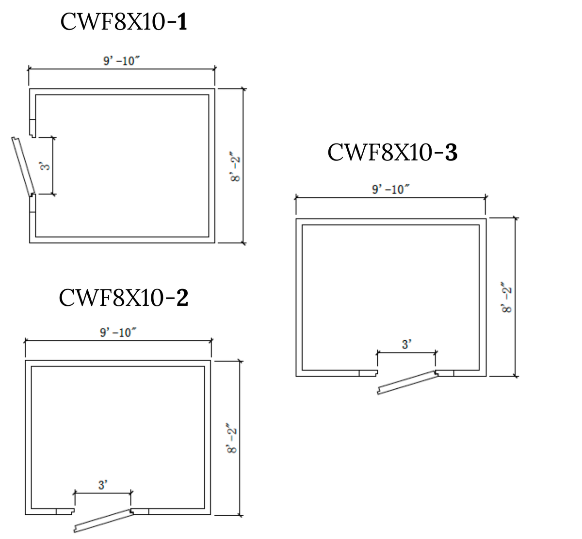 Astra CWF8X10 | 8 x 10 Walk-In Cooler with Floor