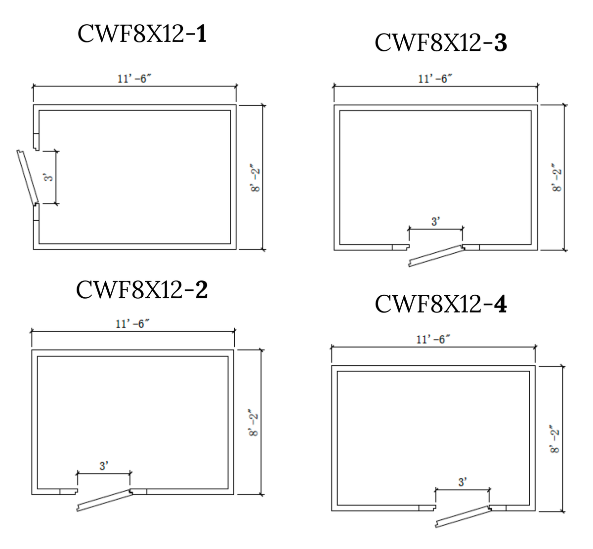 Astra CWF8X12 | 8 x 12 Walk-In Cooler with Floor