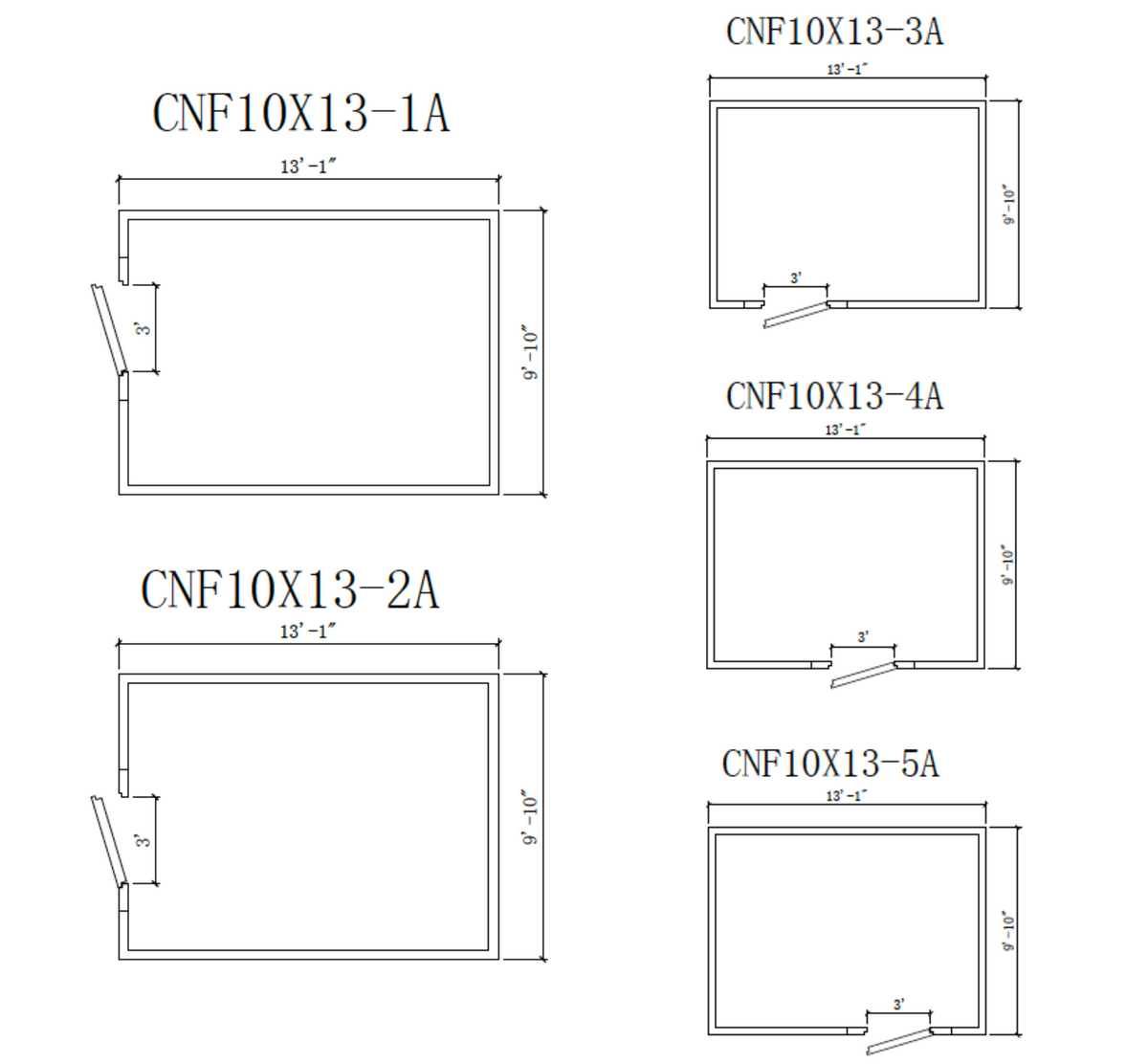 Astra CNF10X13-TM | 10 x 13 Walk-In Cooler Without Floor With Top-Mount Refrigeration