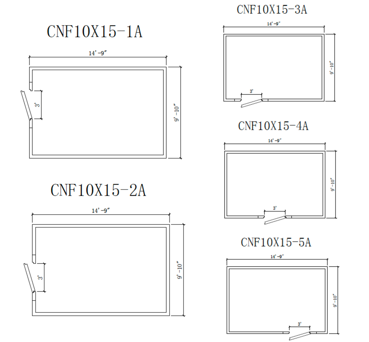 Astra CNF10X15-TM | 10 x 15 Walk-In Cooler Without Floor With Top-Mount Refrigeration