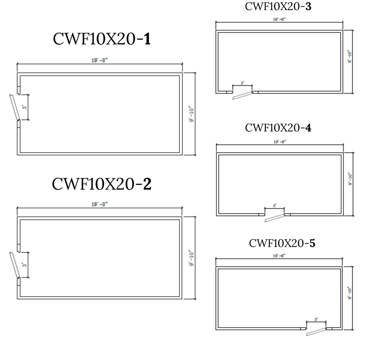 Astra CWF10X20-TM | 10 x 20 Walk-In Cooler with Floor + Top-Mount Refrigeration