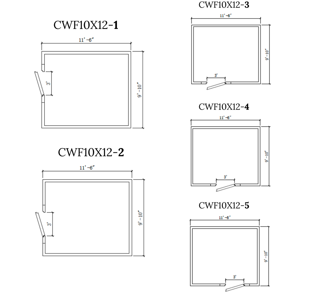 Astra CWF10X12-RM | 10 x 12 Walk-In Cooler with Floor and Remote Refrigeration