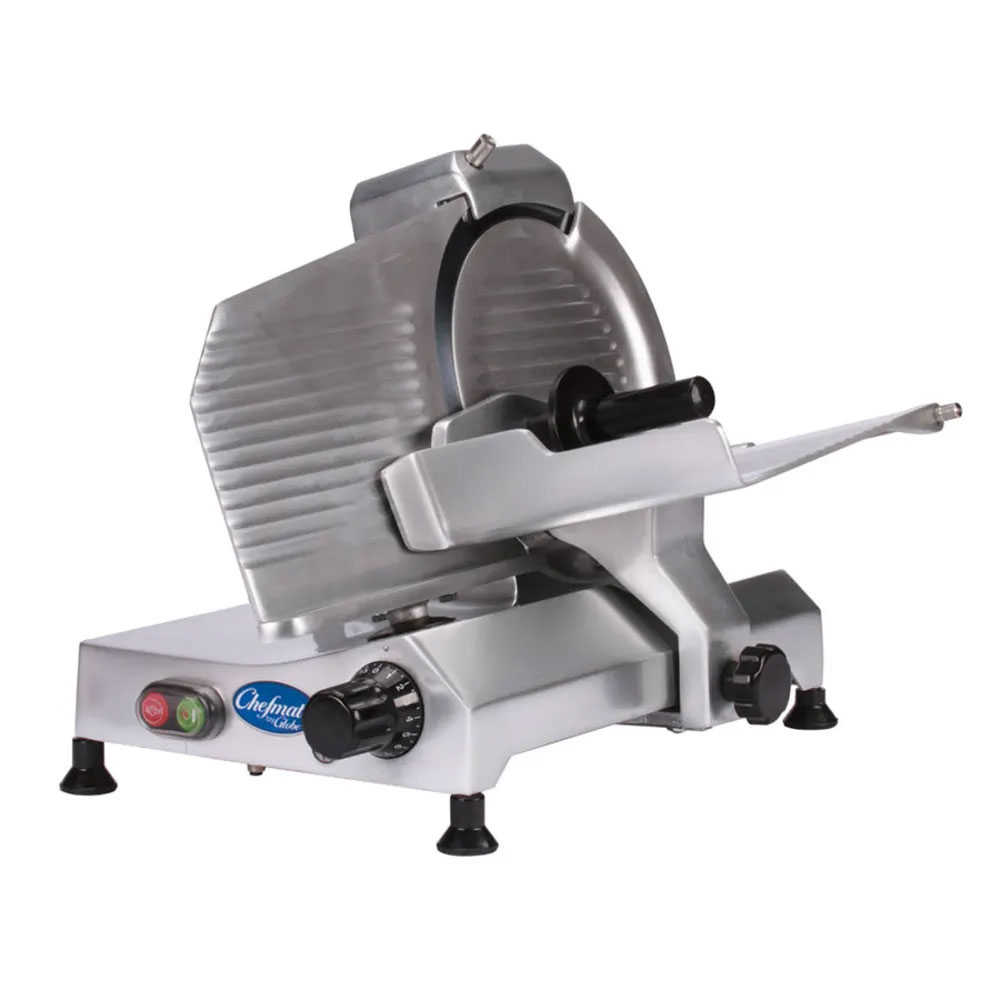 Globe Chefmate C10 10" Blade Manual Gravity Feed Slicer