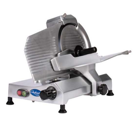 Globe Chefmate C9 9" Blade Manual Gravity Feed Slicer