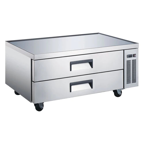 Coldline CB48 48" 2 Drawer Stainless Steel Refrigerated Chef Base