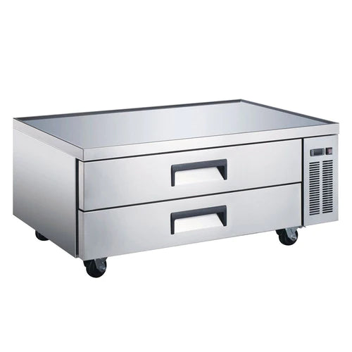 Coldline CB60 60" 2 Drawer Stainless Steel Refrigerated Chef Base