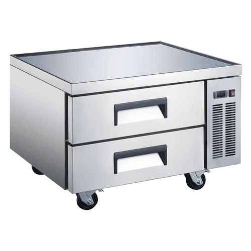 Coldline CB36 36" 2 Drawer Stainless Steel Refrigerated Chef Base