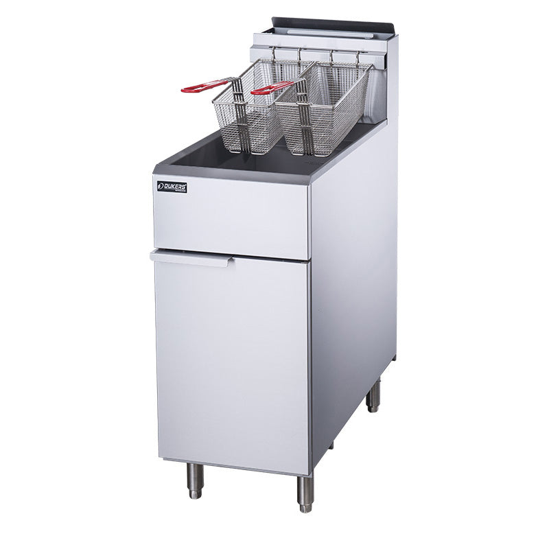 Dukers DCF5-NG Natural Gas Fryer with 5 Tube Burners