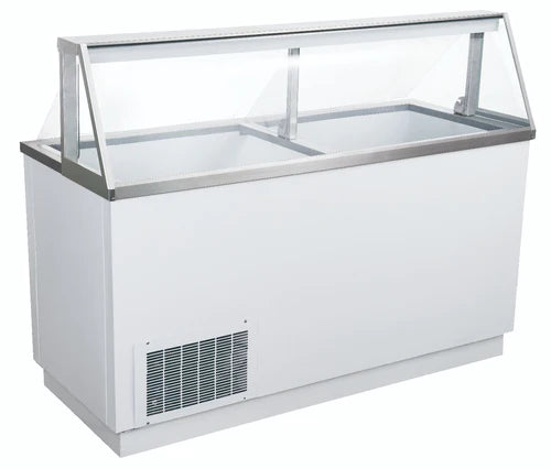 Coldline DIP-66 68" Ice Cream Dipping Cabinet Freezer | (12) Tub Capacity