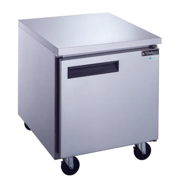 Dukers DUC29F Single Door Undercounter Freezer in Stainless Steel