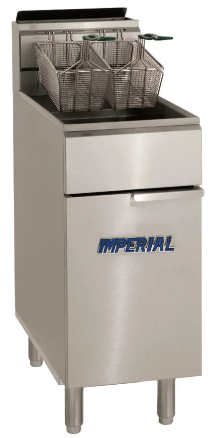 Imperial IFS-40-D - 40 lb. Gas Floor Fryer - 115,000 BTU