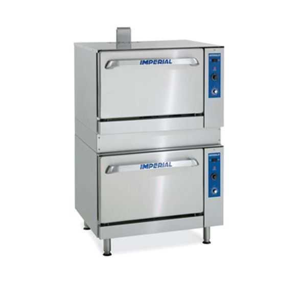 Imperial IR-36-DS-C 36" Liquid Propane One Standard Oven One Convection Oven Double Stacked Range